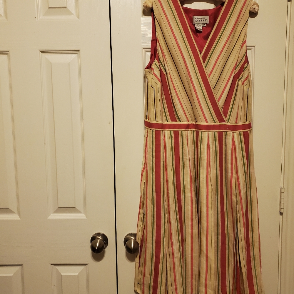 Adrianna Papéll Striped Dress